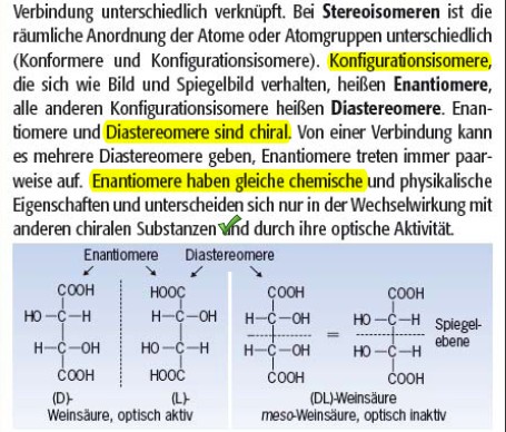 Stereochemie
